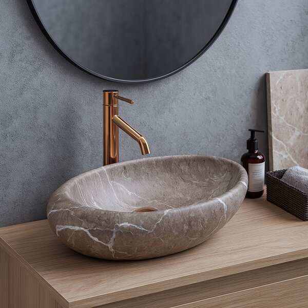 Countertop Basin Rea Roxy B Stone NATURE