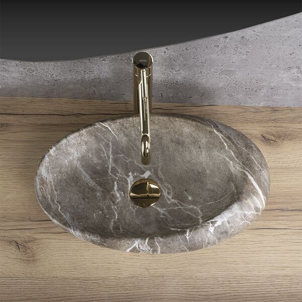 Countertop Basin Rea Roxy B Stone NATURE