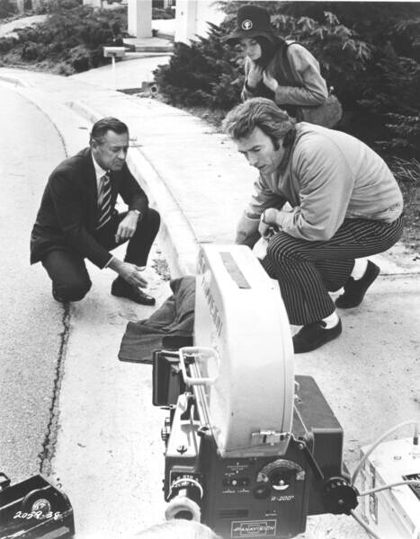 Photography Clint Eastwood and his actor William Holden, 1973