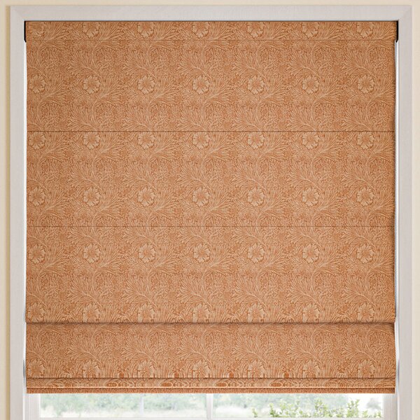 William Morris Marigold Woven Made To Measure Roman Blind Madder