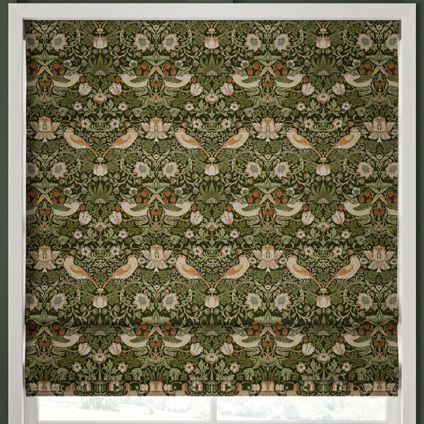 William Morris Strawberry Thief Made To Measure Roman Blind Nettle