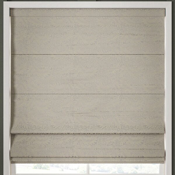William Morris Larkspur Woven Made to Measure Roman Blind Limestone