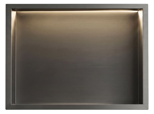 Bathroom shelf LED 30x45 Titan