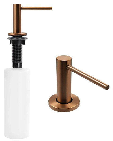 Detergent dispenser for sinks Rea DEX Brush Copper