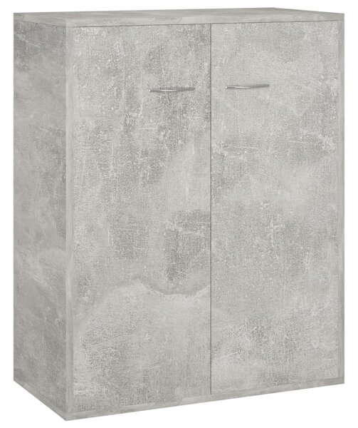 Sideboard Concrete Grey 60x30x75 cm Engineered Wood