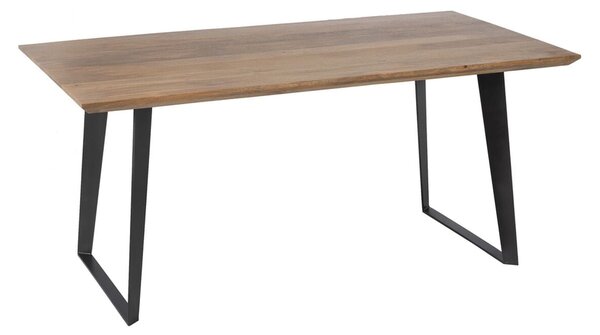 Dining Table Black Natural Iron Mango wood 170 x 90 x 76 cm