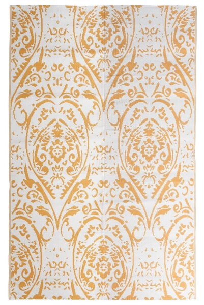 Outdoor Carpet Orange and White 190x290 cm PP