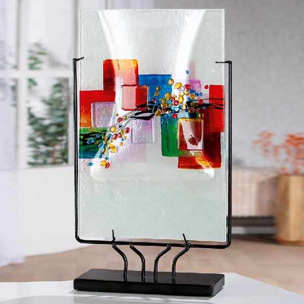 Albemarle Glass Floor Vase In White