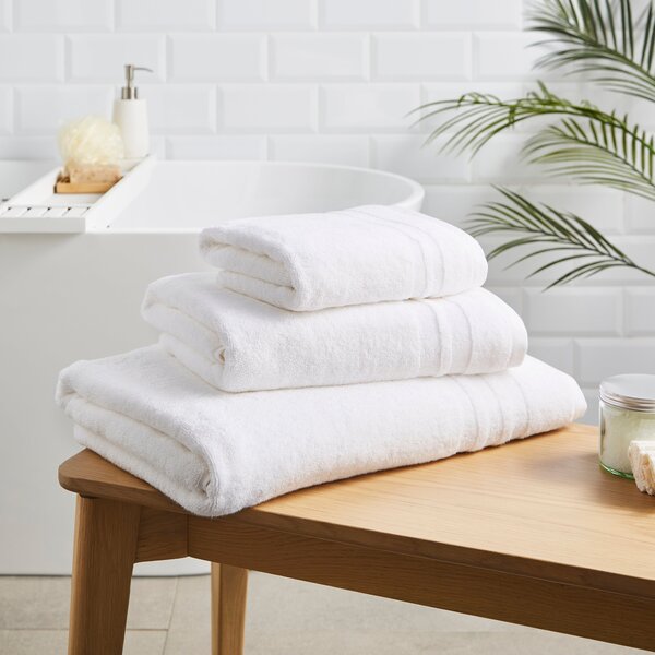 Hotel Pure Cotton Towel White