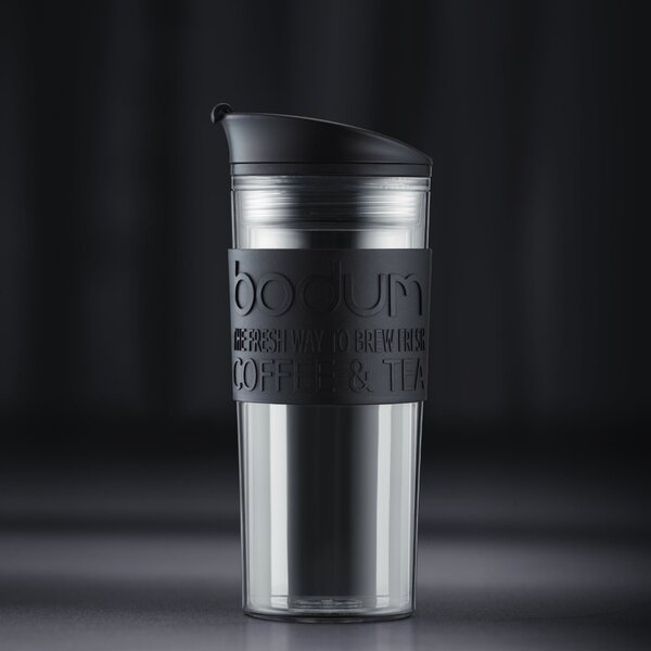 Bodum Travel Vacuum Mug, 450ml Black