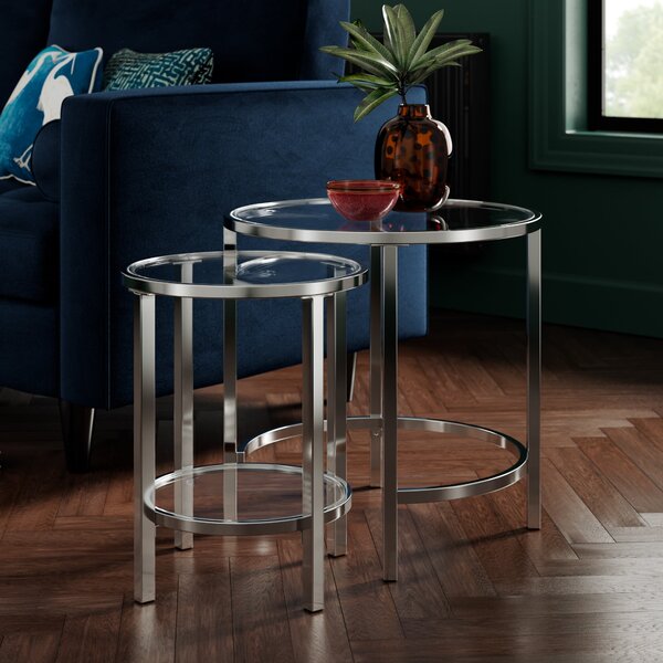 Sofia Nest of Tables Silver