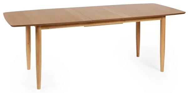 Topeka Wooden Extending Dining Table - Brown