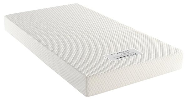 Cairo Fabric Single Mattress - White