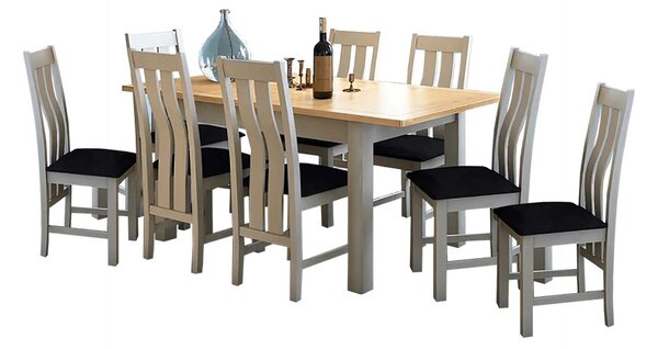 Padstow Ext Dining Set 8 x Chairs