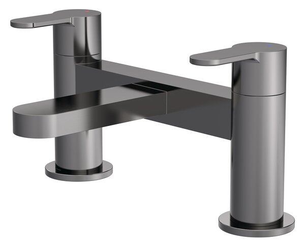 Arvan Deck Mounted Bath Filler Gun Metal (Grey)