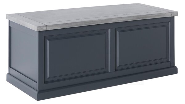 Bristol Charcoal Grey Blanket Box/Storage Chest | Roseland Furniture