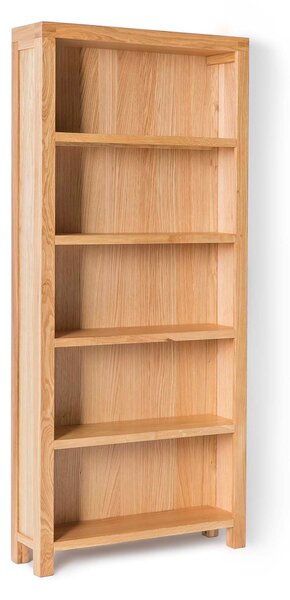 Abbey Light Oak Large 5 Shelf Bookcase | Roseland