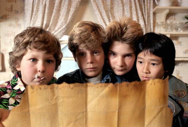 Photography Corey Feldman, Sean Astin, Jeff Cohen and Jonathan Ke Quan