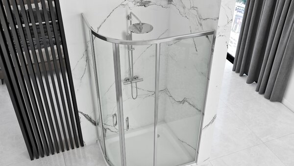 Shower tray Rea Look White 80x100