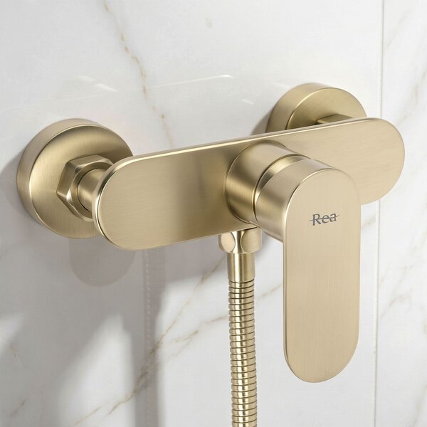Shower faucet REA DROP Brush Gold