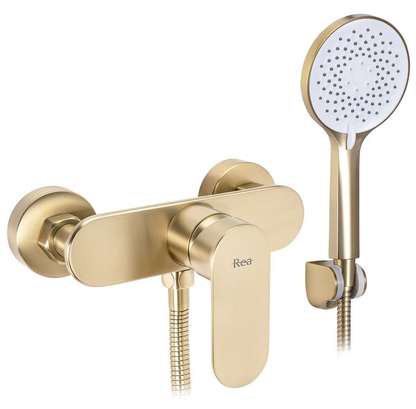 Shower faucet REA DROP Brush Gold