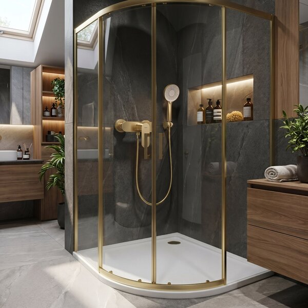 Shower faucet REA DROP Brush Gold