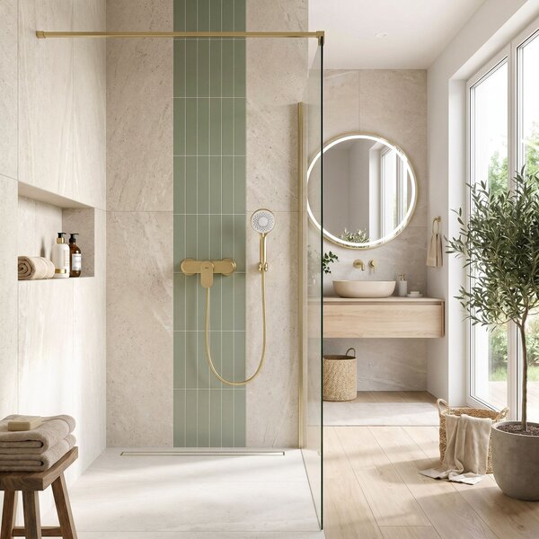 Shower faucet REA DROP Brush Gold