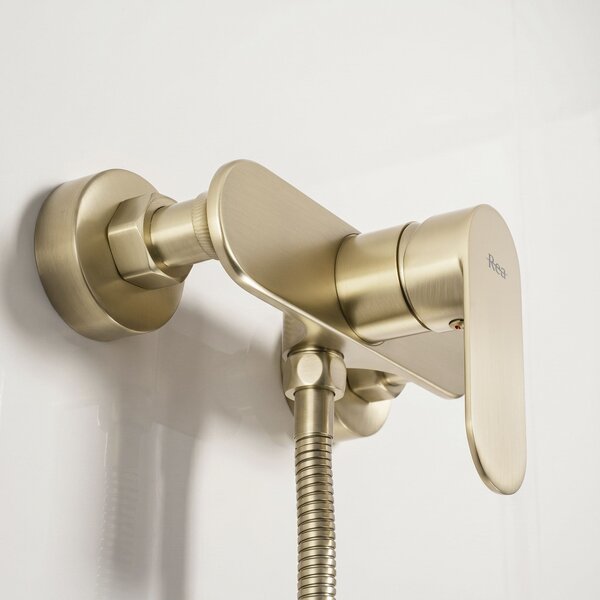 Shower faucet REA DROP Brush Gold