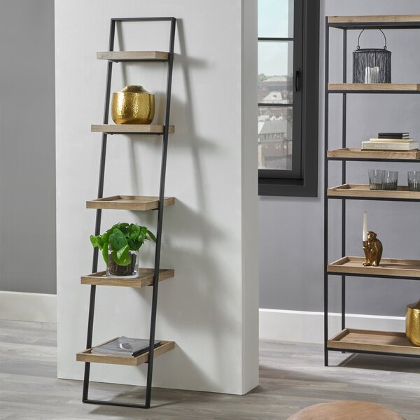 Pacific Gallery Lam Ladder Shelving Unit Natural