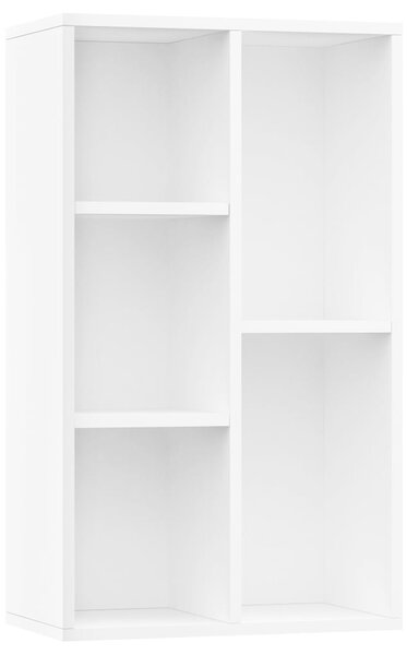 Book Cabinet/Sideboard White 50x25x80 cm Engineered Wood