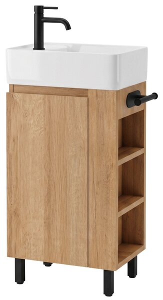 Bathroom cabinet with washbasin REA Astra 43cm