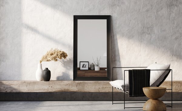 Rectangular mirror in a decorative frame TOSCANIA