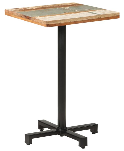 Bistro Table Square 50x50x75 cm Solid Reclaimed Wood