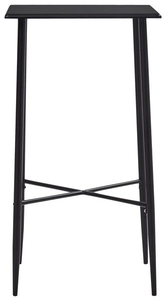 Bar Table Black 60x60x111 cm MDF