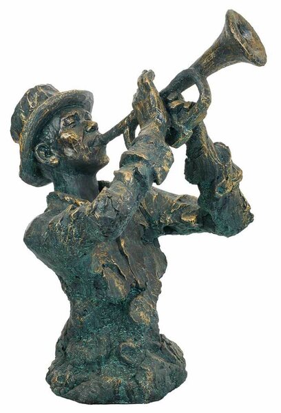 Decorative Figure Alexandra House Living Magnesium Music 52 x 74 x 56 cm