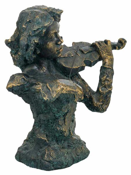 Decorative Figure Alexandra House Living Magnesium Music 35 x 61 x 61 cm