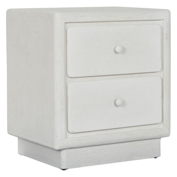 Nightstand Home ESPRIT White 48 x 36 x 53 cm