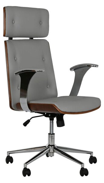 Office Chair with Headrest Home ESPRIT Beige Ivory