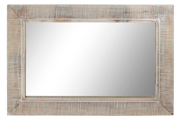 Wall mirror Home ESPRIT White Modern Stripped 63,5 X 4 X 94 cm