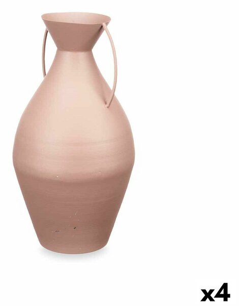 Vase Sand Steel 22 x 43 x 22 cm (4 Units)