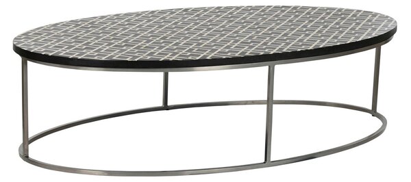 Centre Table Home ESPRIT Black Ivory 150 x 80 x 40 cm