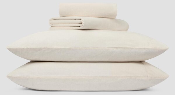 Pearl Linen Blend Sheet Set | Single | Piglet in Bed