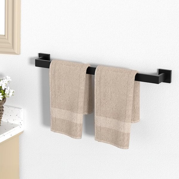 Bathroom Accessories Set Rio Black 4 Pieces