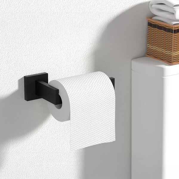 Bathroom Accessories Set Rio Black 4 Pieces