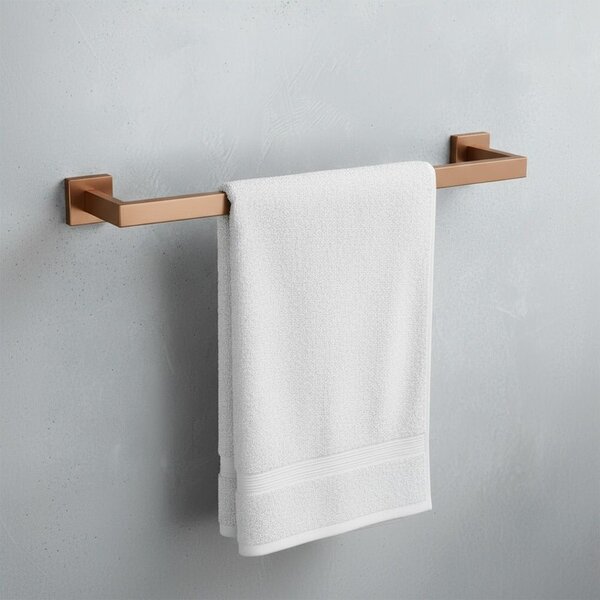 Bathroom Accessories Set Rio Brush Copper 4 Pieces
