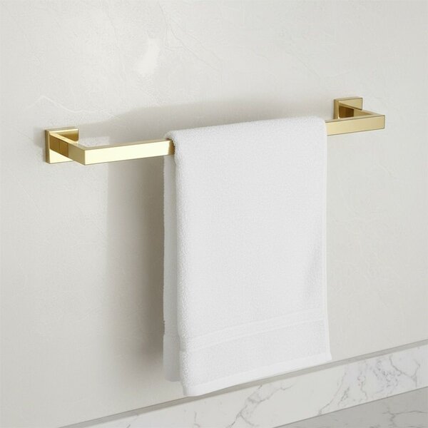 Bathroom Accessories Set Rio Gold 4 Pieces
