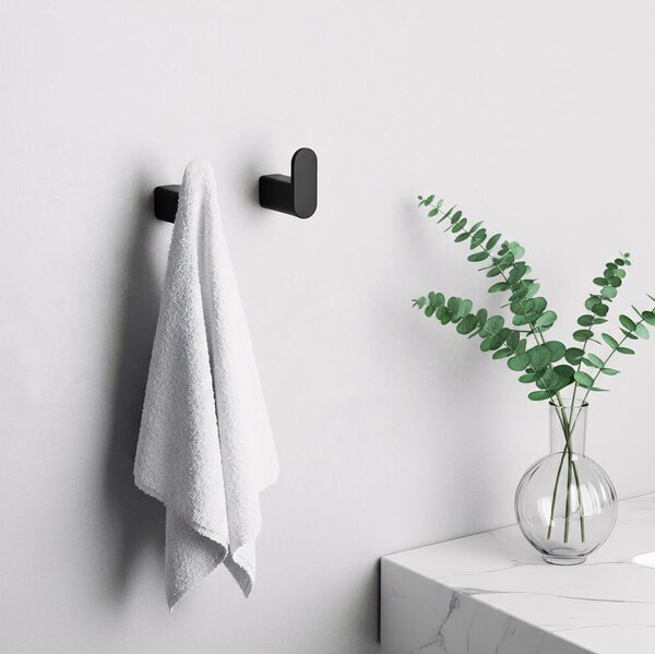 Bathroom Accessories Set Mati Black 4 Pieces