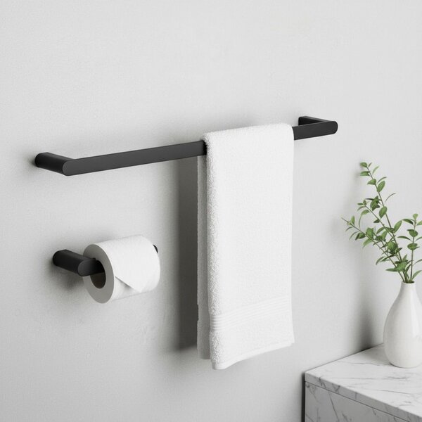 Bathroom Accessories Set Mati Black 4 Pieces
