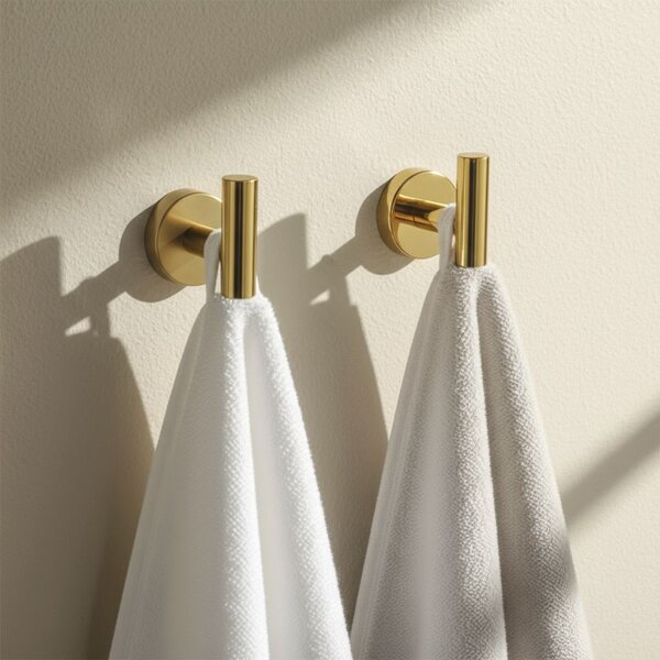 Bathroom Accessories Set Ari Gold 4 Pieces