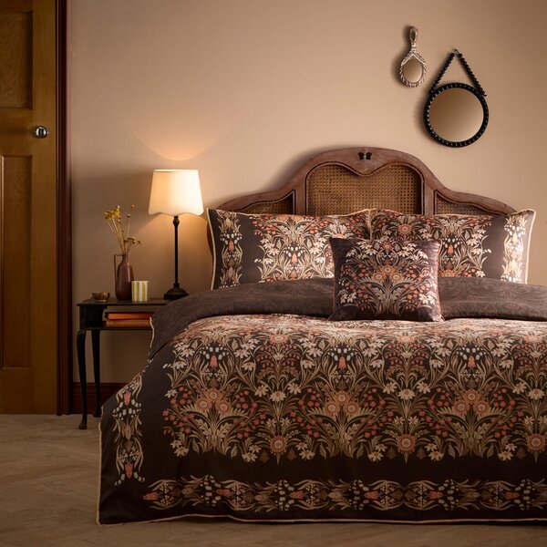Appletree Audrey Cotton Sateen Duvet Cover Bedding Set Spice